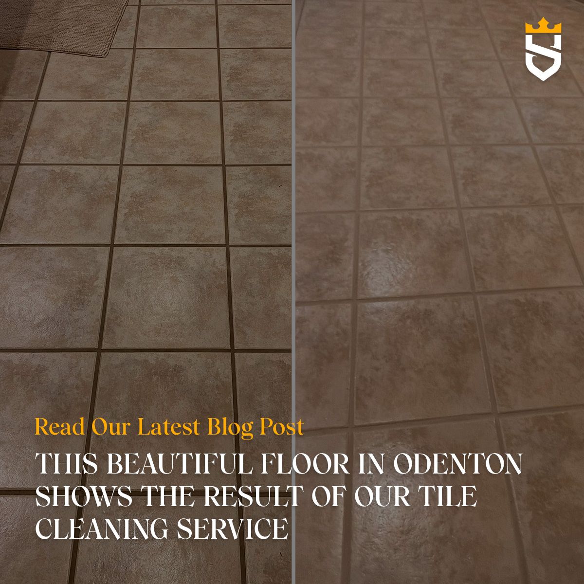 This Beautiful Floor in Odenton Shows the Result of Our Tile Cleaning Service